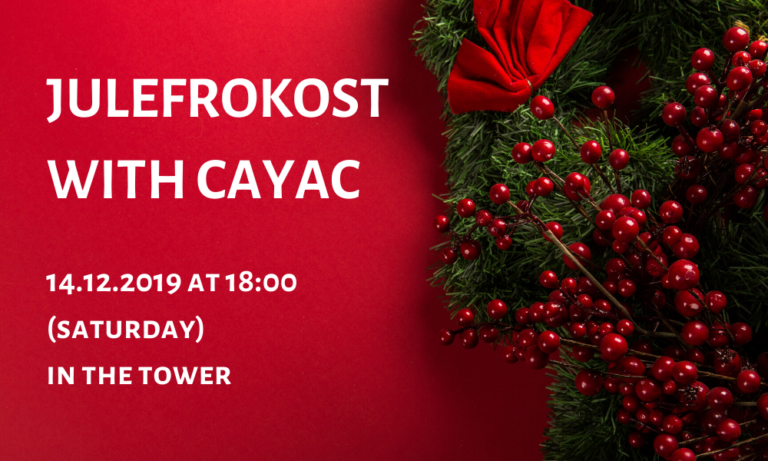 Julefrokost – Christmas dinner with CAYAC